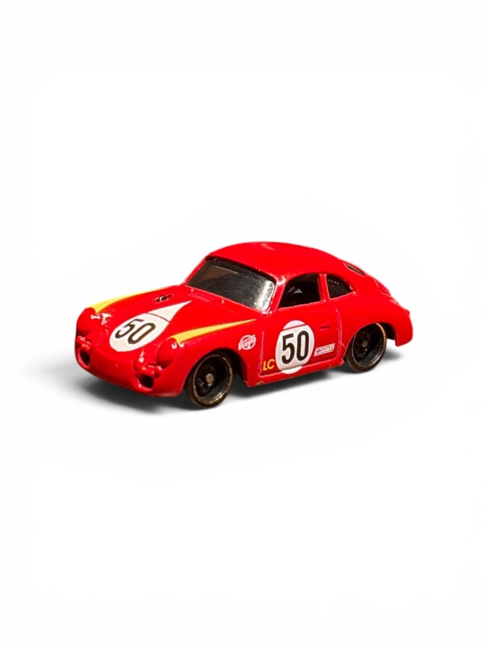 2015 Mattel Porsche 356A Outlaw Die-cast Car Red Made in Malaysia